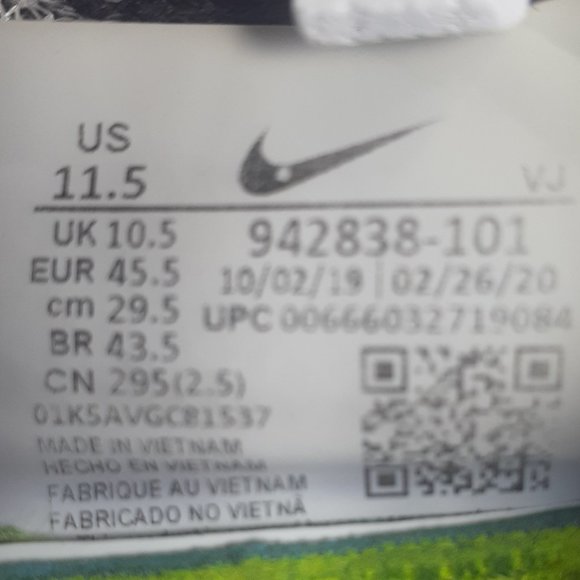 Nike Free Run Flyknit 2019 Men's Running Shoes Size 11.5 Grey 942838-101 - Picture 14 of 15